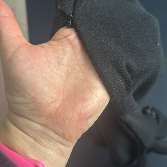 Athleta Black Side Zip Dress, Medium, Sweatshirt Dresss - Picture 7 of 7